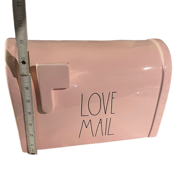 Rae Dunn Love Mail Valentines Ceramic Pink Mail Box Anniversary Soulmate - Picture 12 of 14
